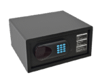 Hotel safe with digital lock | Suitable for hotels and homes, its compact design allows it to fit seamlessly into any space, a compact and hidden safe storage solution