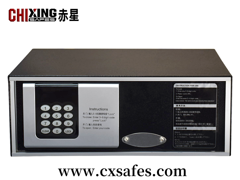 CX170-FB-C Luxury 5-Star Hotel Safe - Heavy-Duty Reinforced Hinge Design, Full Steel Anti-Pry Body for Premium Guest Security