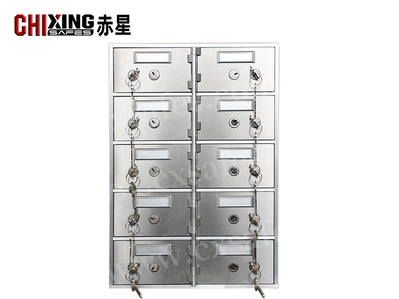 CX390-T10 safe deposit boxes and safe deposit lockers-External Hinge