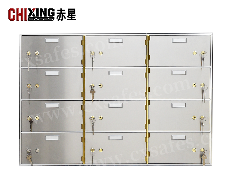 CX543-T12 safe deposit boxes and safe deposit lockers-External Hinge