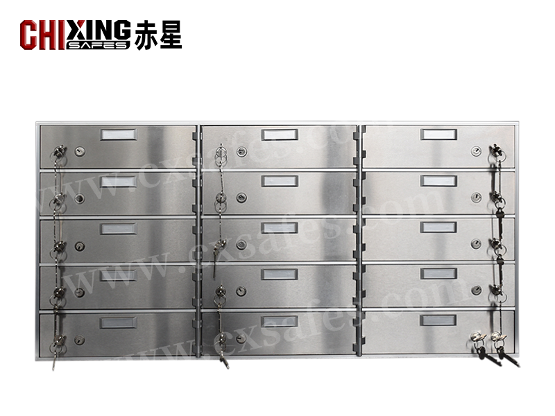 CX390-T15 safe deposit boxes and safe deposit lockers-External Hinge